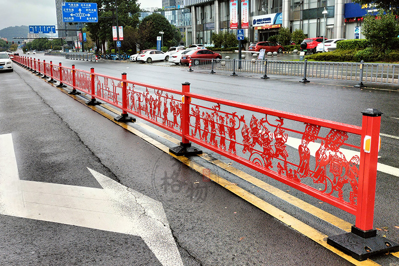 十里红妆文化护栏道路隔离方案
