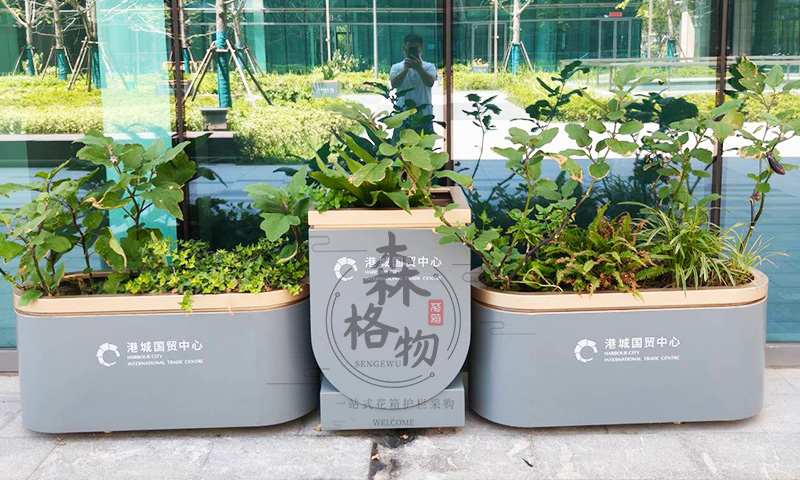 广东户外组合花箱景观解决方案