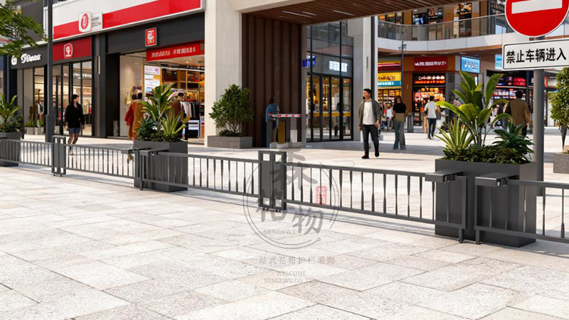 商业街区花箱护栏 | 可移动景观隔离栏 | 森格物园林景观 商业街区花箱护栏 | 可移动景观隔离栏 | 森格物园林景观