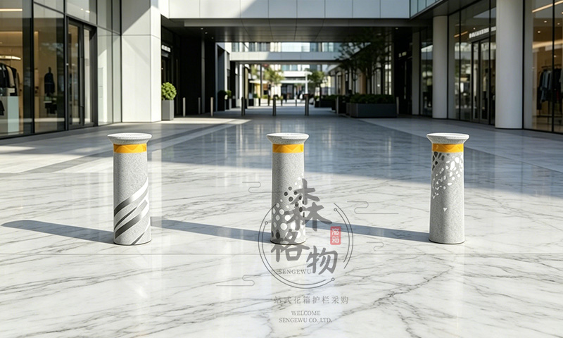 目前比较小众化的市政道路景观防撞柱 目前比较小众化的市政道路景观防撞柱