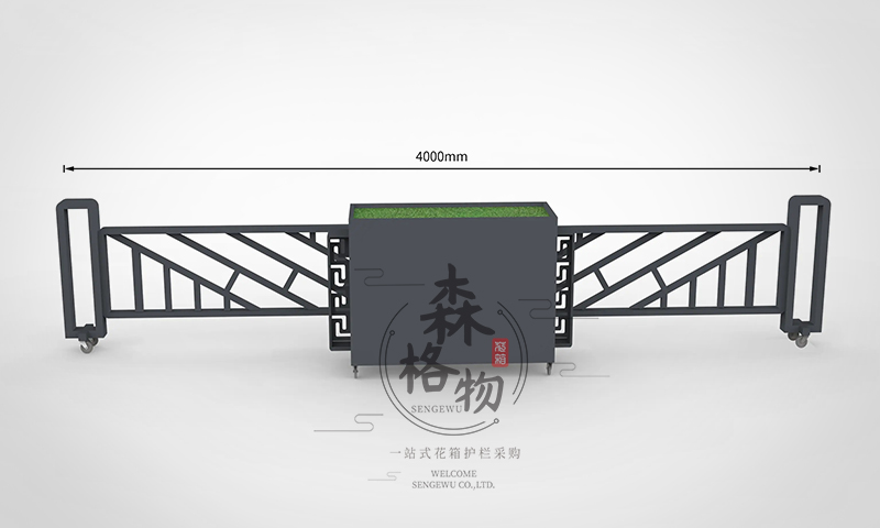 市政广场可移动隔离景观护栏