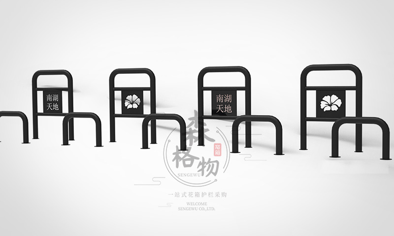 不锈钢圆管高低组合车挡护栏