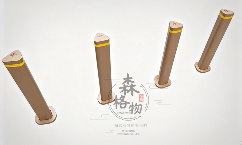 三棱柱不锈钢景观防撞柱
