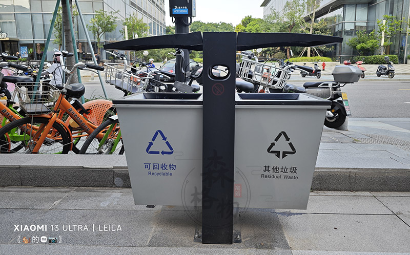 南京锌钢双分类垃圾箱