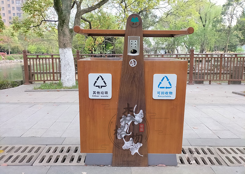 艺术景观分类垃圾箱